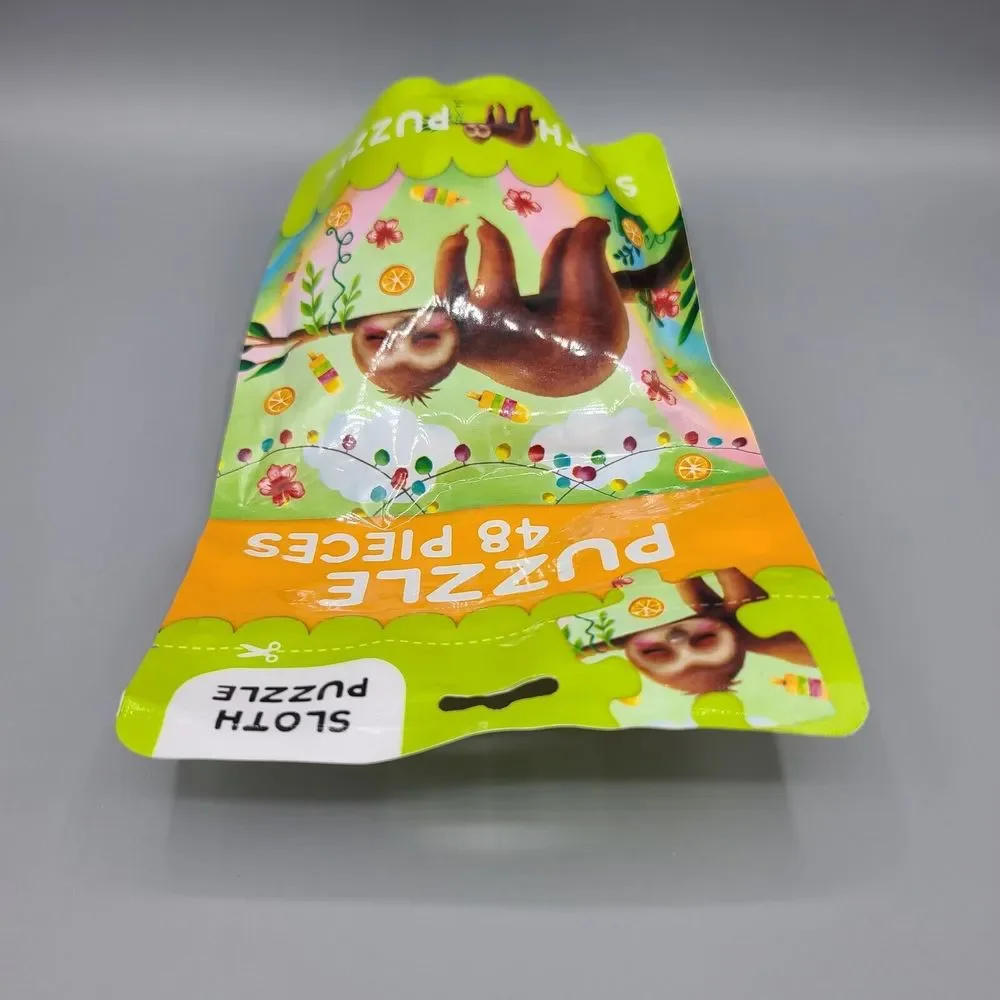 Sloth Puzzle 48 Pieces Resealable Bag Unopened Bag
